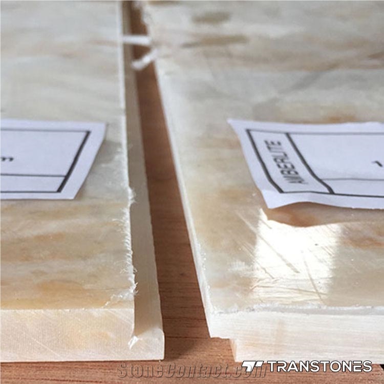 China Factory Translucent Alabaster Acrylic Slab