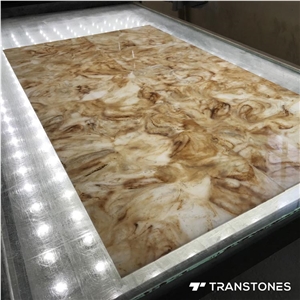 Faux Alabaster Marble Stone Panels for Wall Panel