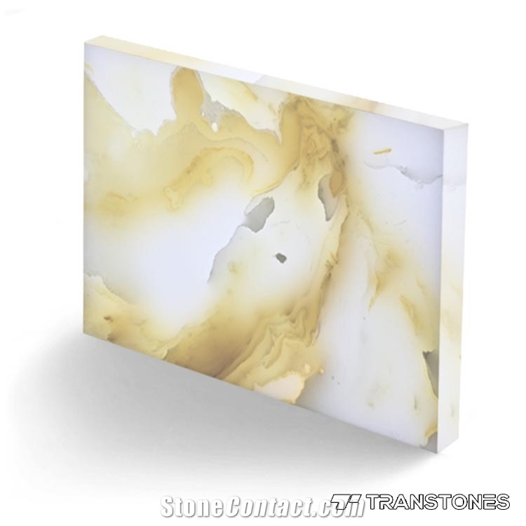 Faux Alabaster Solid Surface Translucent Sheets