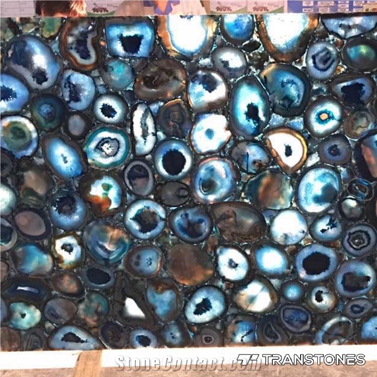 Natural Stones Backlit Onyx Agate Panel