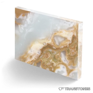 Translucent Artificial Alabaster Marble Slab