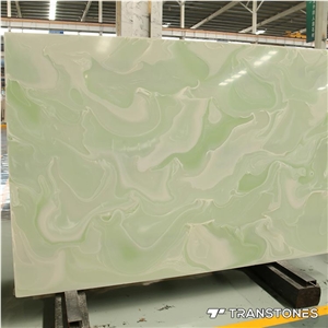 Translucent Stone Persian White Resin Panels