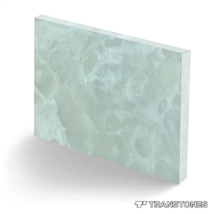 Translucent Wall Ceiling Faux Marble Stone Panels