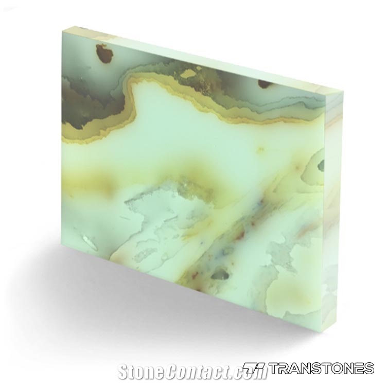Transtones Alabaster Quartz Faux Marble Slab