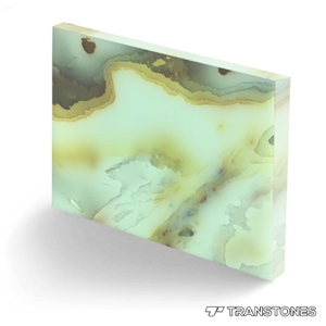 Transtones Alabaster Quartz Faux Marble Slab