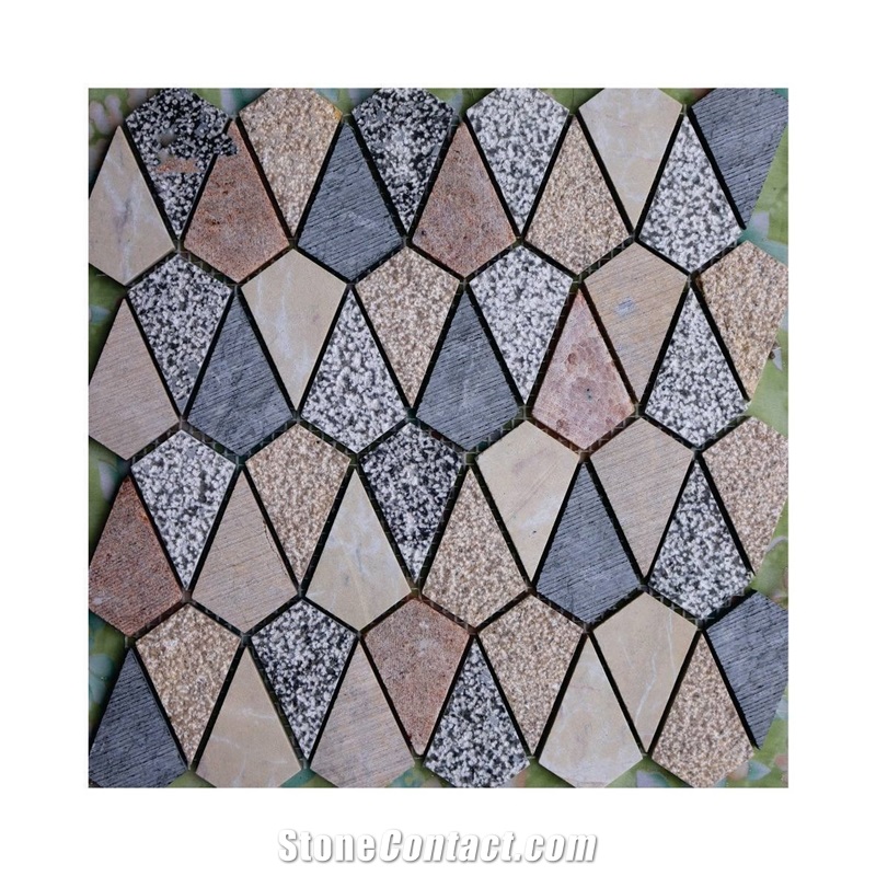 Vietnam Natural Herringbone Mosaic