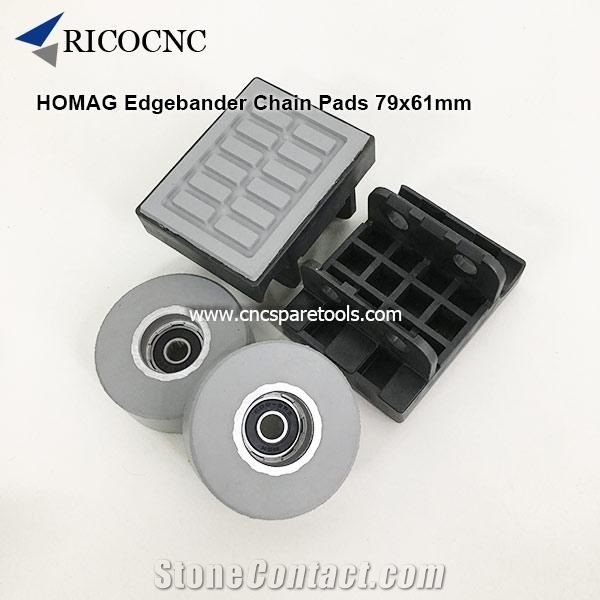 79x61mm Homag Edgebanding Machine Track Chain Pads