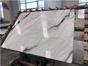 Chinese Panda White Marble Polished Slab & Tile