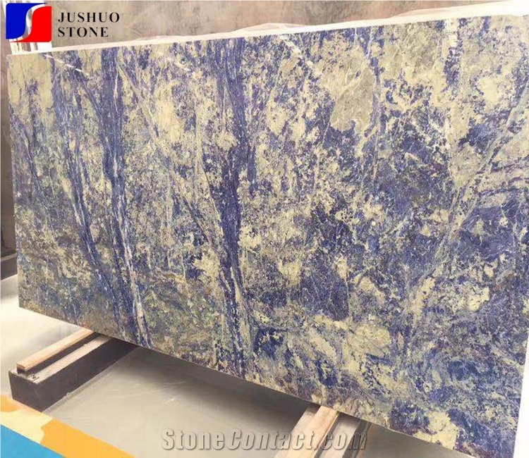 Blue Azul Bahia Exotic/ Blue Sodalite Granite Slab