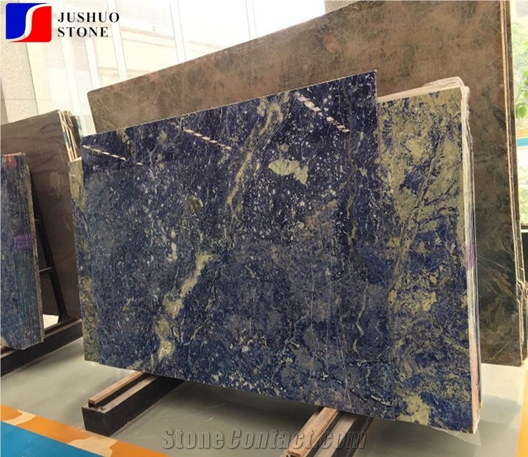 Blue Azul Bahia Exotic/ Blue Sodalite Granite Slab