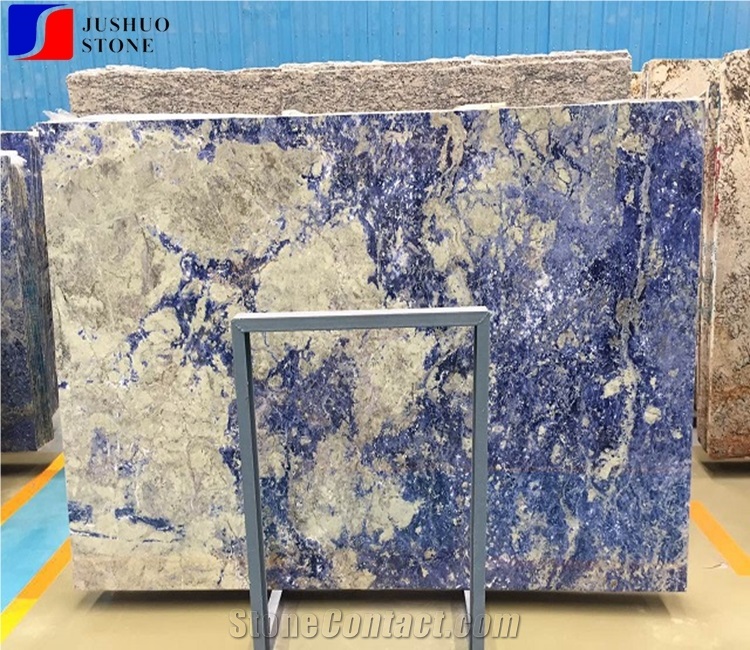 Polished Sodalite Blue Granite Tiles & Slabs