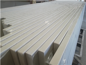 120x120cm White Quartz Commercial Counters Bar Top