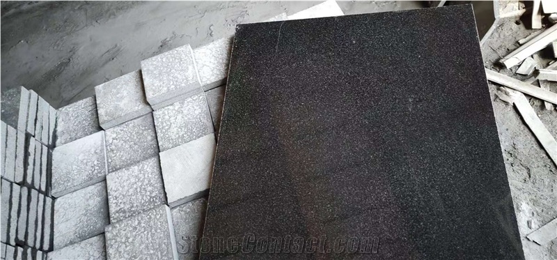 Absolute Black Granite Shanxi Black Flooring Tile