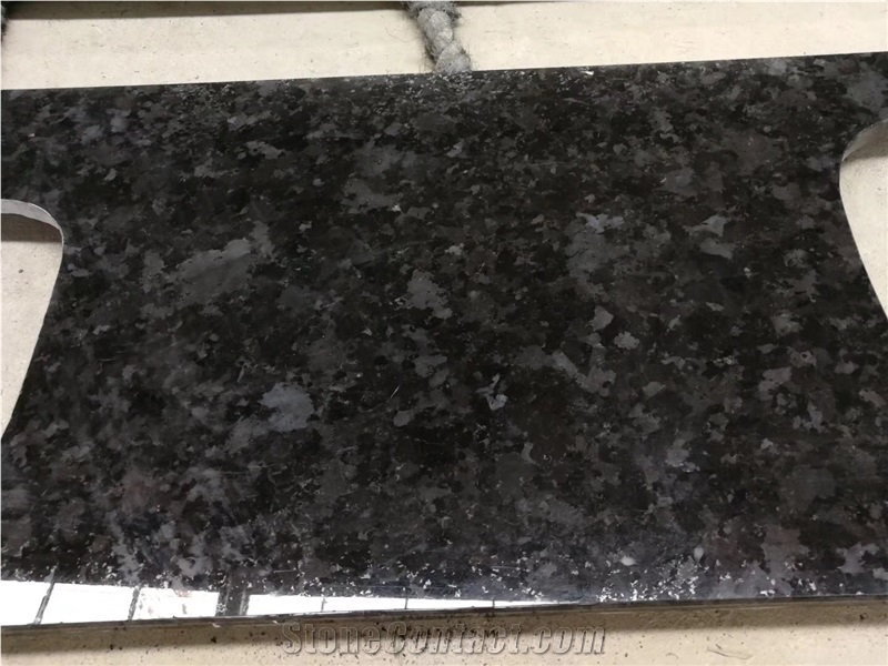 Angola Brown Granite Kitchen Black Worktops