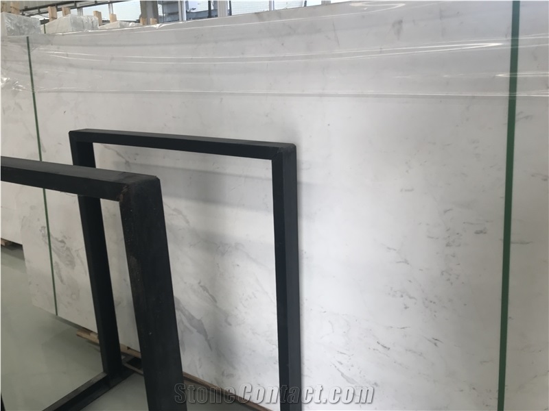 Ariston Cleaning Honed White Marble Slab