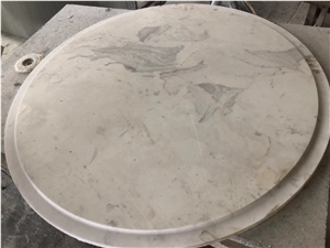 Ariston White Marble Dining Table Tops