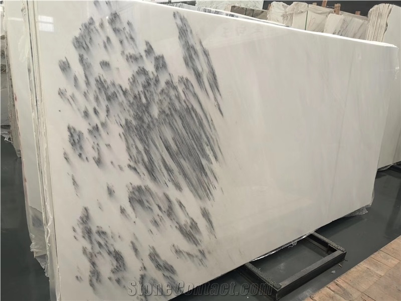 China Landscape White Marble Tiles Price