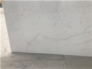 Honed Calcutta White Artificial Marble Stone Slab