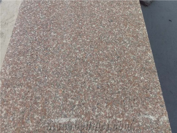 G648 China Pink Brown Granite Half Slabs and Tiles
