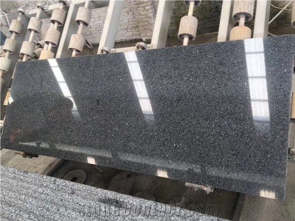 G654 Dark Grey Polishing Granite Stone Half Slabs