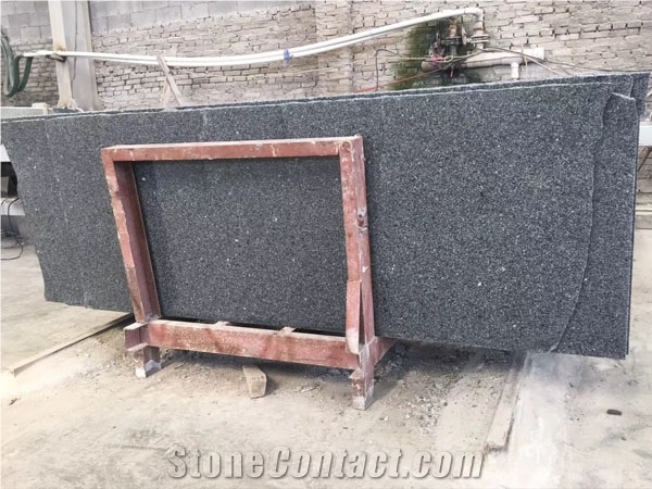 G654 Dark Grey Polishing Granite Stone Half Slabs