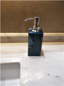 Agate Blue Hand Sanitizer Bottle for Hand Soap
