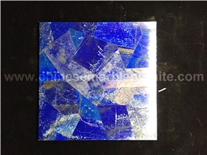 Blue Veneer Galaxy White Quartz Composite Tiles