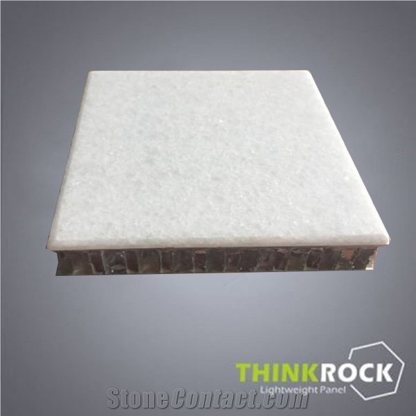 Crystal White Marble Composite Honeycomb Panel