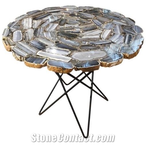 Customized Agate Coffee Table Tops