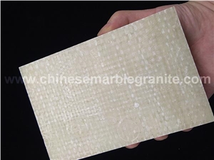 Honed Calacatta Marble Plastic Honeycomb Panels