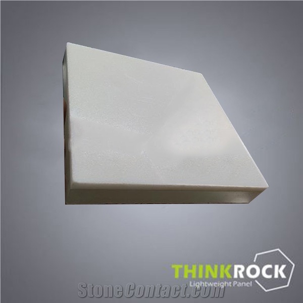 Polished Crystal White Marble Glass Composite Panel