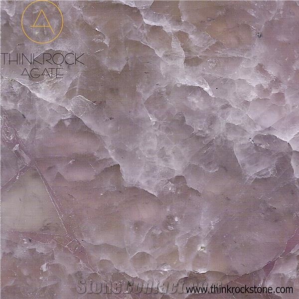 Rose Crystal Semiprecious Stone Tiles & Slabs