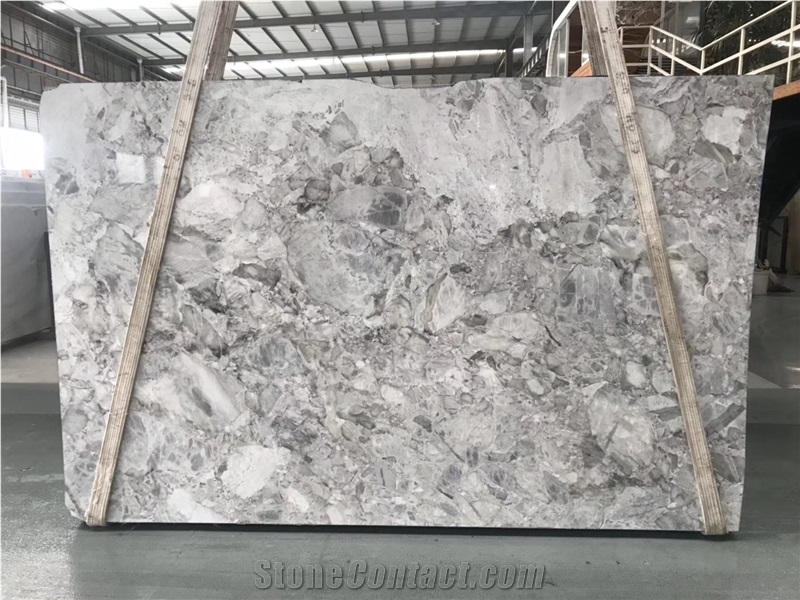Horizon Grey Quartzite, Super White Slabs
