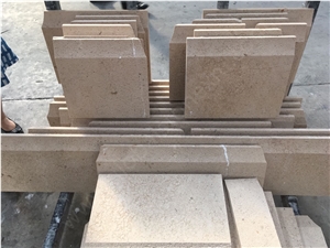 Portugal Beige Limestone Stairs Cut-To-Size