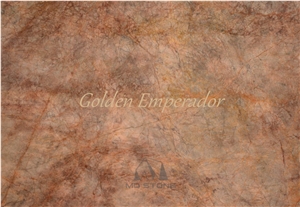 Yellow Golden Emperador Marble for Kitchen Decor