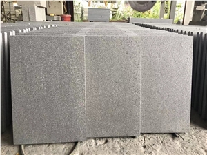 Padang Dark G654 Gray Granite Flamed Floor Pavers