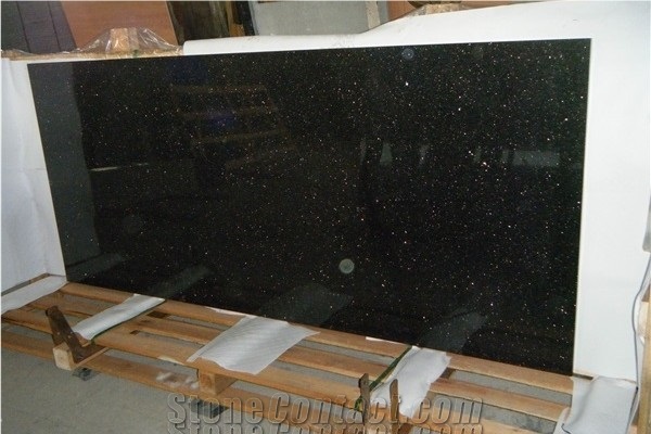 Black Galaxy,Black Galaxy Granite Tile/Slab
