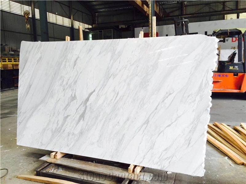Volakas White Marble Slab/Tile from Greece