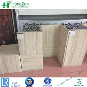 Stone Toilet Partition Marble Honeycomb Panel