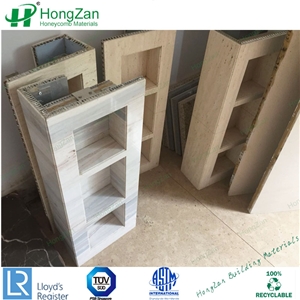 Stone Toilet Partition Marble Honeycomb Panel