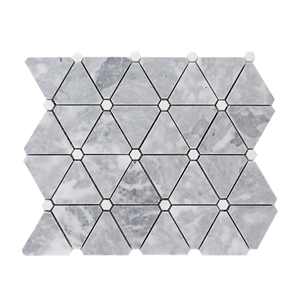 China Standard Size Bardiglio Gray Marble Mosaic