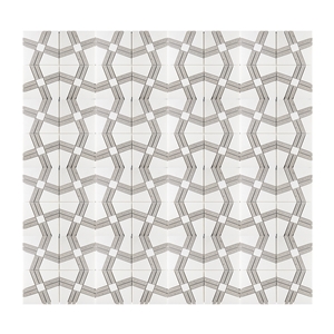 Mixed Colour Light White and Brown Grey Mosaic