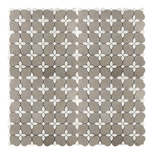 Natural Stone Anti-Slip Bardiglio Grey Mosaic