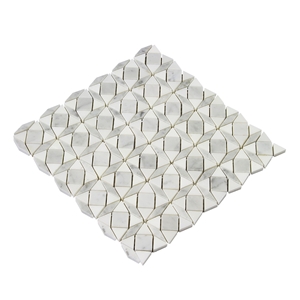 New Design Form Dolomiti White Shaped Mosaic