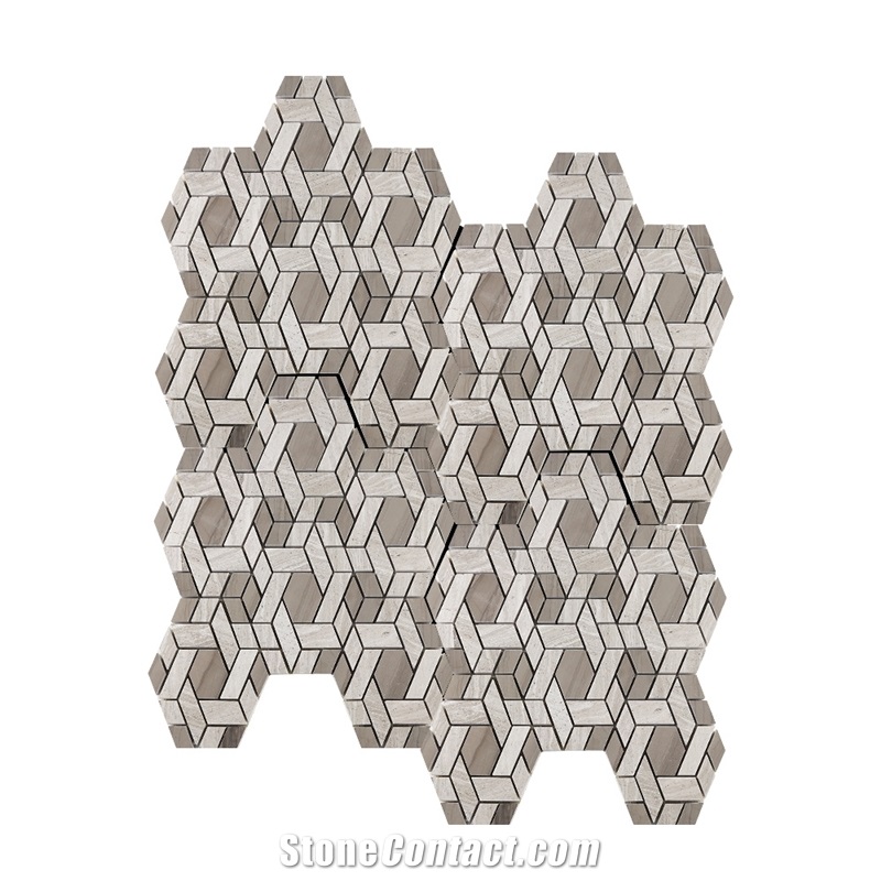 New Design Irregular Shaped Rhombus Mosaic