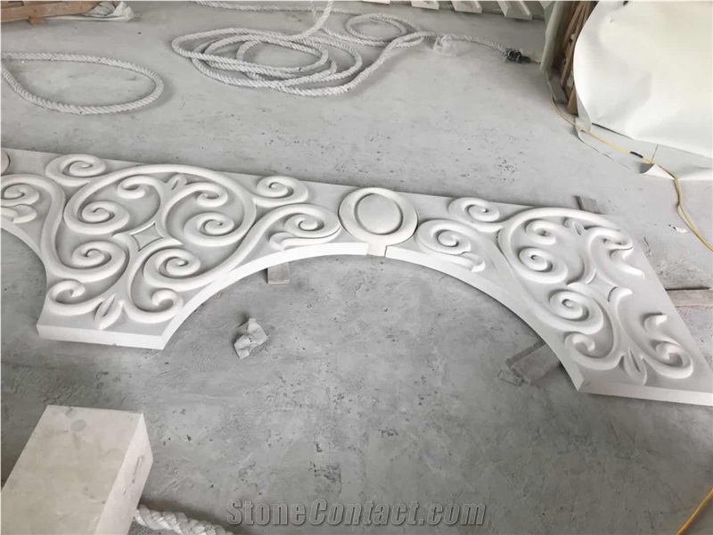 Engravings Reliefs White Sandstone Marble Carved