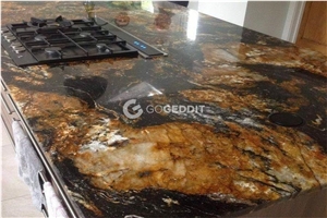 Black Fusion Granite Kitchen Worktop