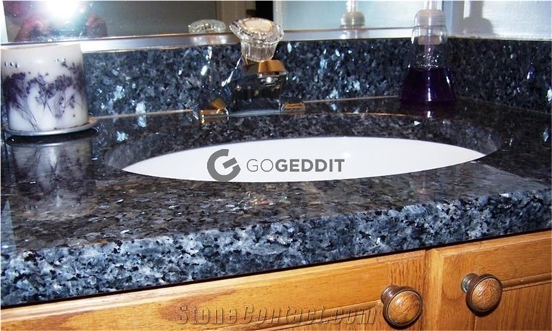 Blue Pearl Granite Bathroom Vanity Top