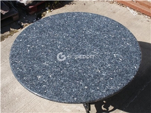 Blue Pearl Granite Round Restaurant Table Top