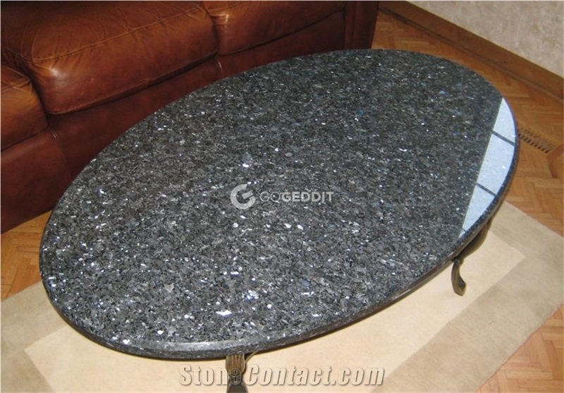 Blue Pearl Granite Round Table Top